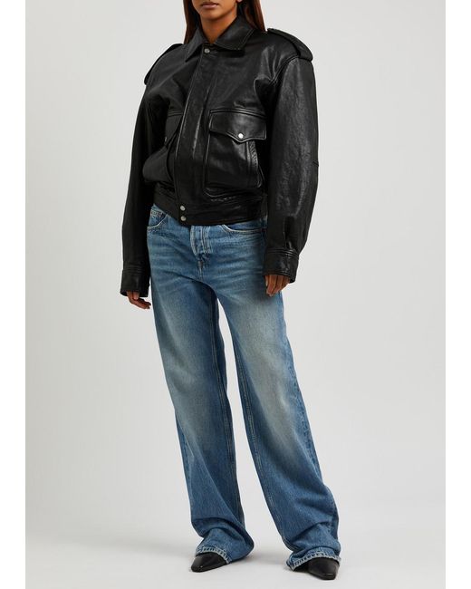 Saint Laurent Black Leather Jacket
