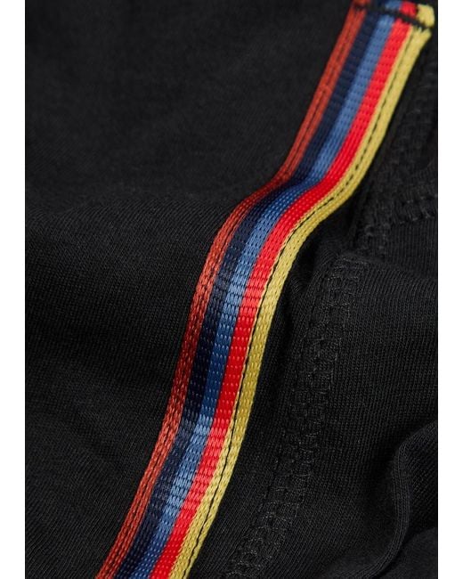 Paul Smith Black Tapered-Leg Jersey Sweatpants for men
