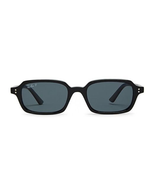 Ray-Ban Black Zuri Rectangle-Frame Sunglasses