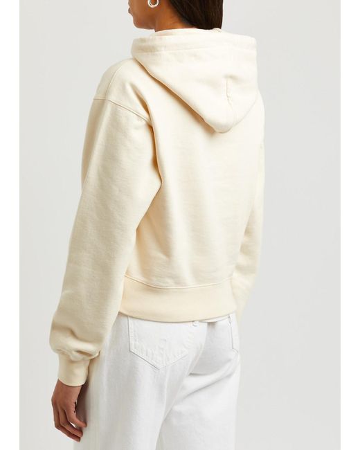 Jacquemus Natural Le Hoodie Gros Grain Hooded Cotton Sweatshirt