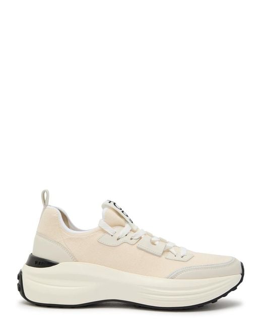 Tod's White Sportiva 81L Panelled Knit Sneakers