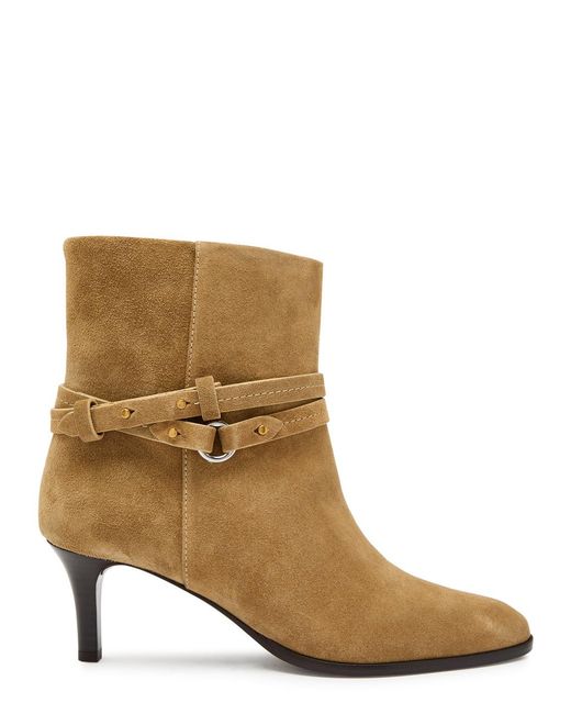 Isabel Marant Brown Meyli Suede Ankle Boots