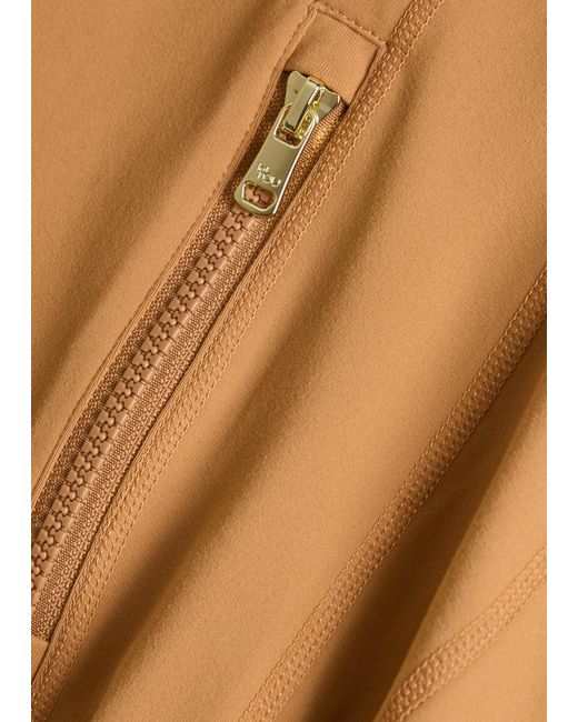 Now You Live Brown Clayton Stretch-Jersey Jacket