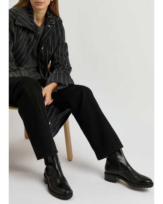 Aeyde Black Jack Leather Chelsea Boots