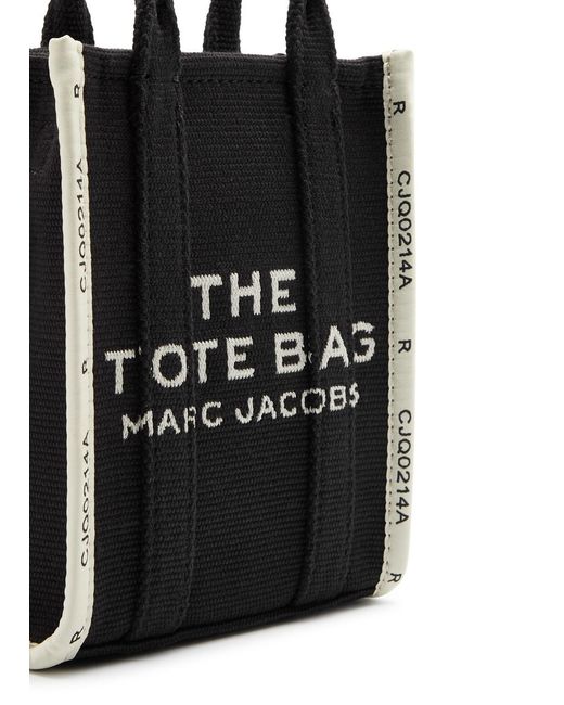 Marc Jacobs Black The Phone Tote Canvas Cross-body Bag