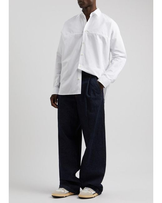 Dries Van Noten White Caraby Cotton Shirt for men