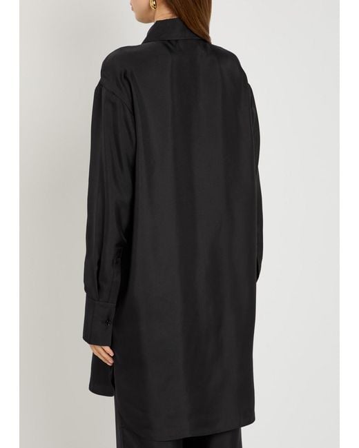 Rohe Black Silk Shirt