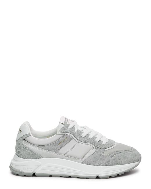 Axel Arigato White Rush Panelled Canvas Sneakers for men