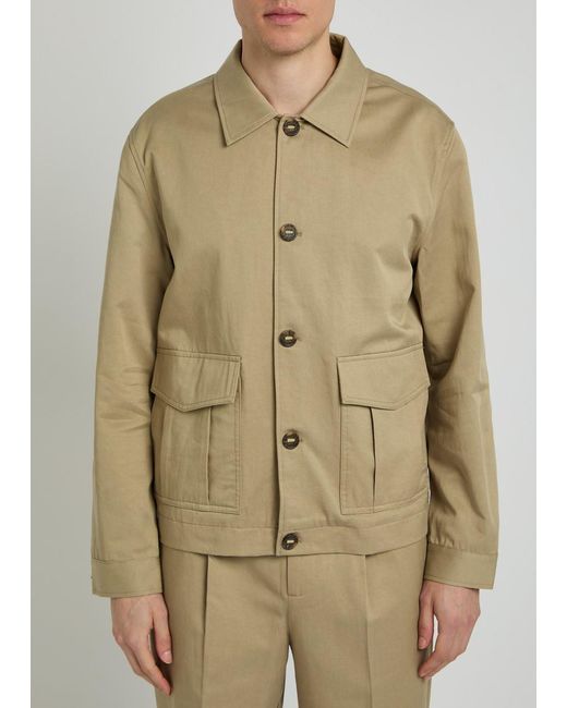 Wax London Natural Strand Twill Jacket for men