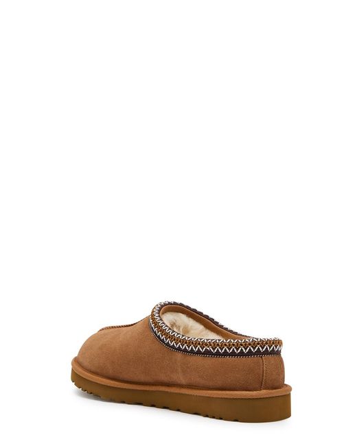 Ugg Brown Tasman Suede Slippers for men