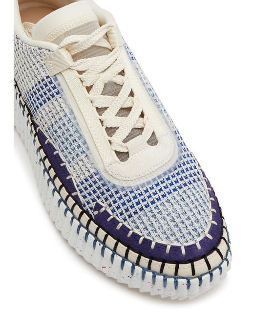 Chloé White Nama Sneaker