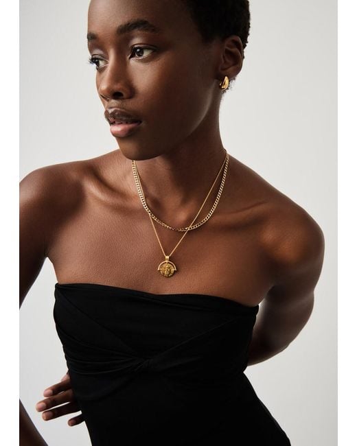Missoma Metallic X Lucy Williams Roman Arc Coin 18Kt Vermeil Necklace