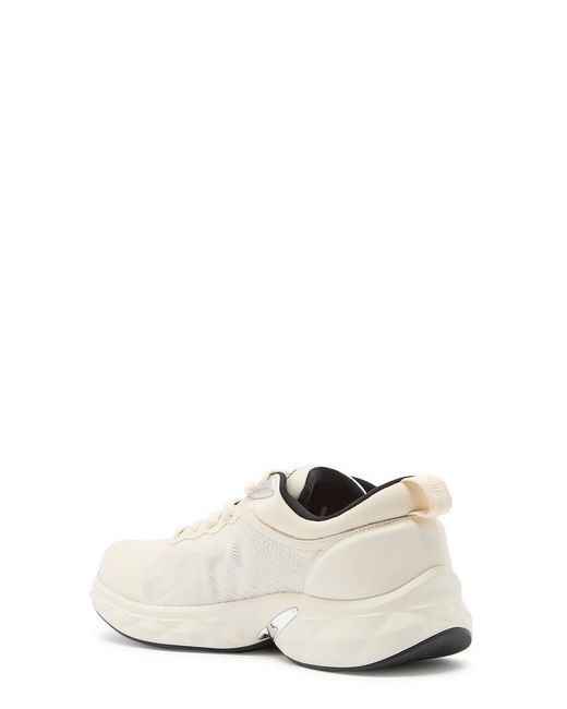 Jimmy Choo White Diamond Run Mesh Sneakers for men