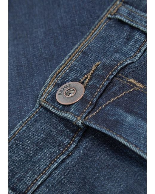 PAIGE Blue Lennox Slim-Leg Denim Jeans for men