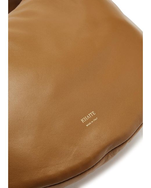 Khaite Brown Olivia Medium Leather Top Handle Bag