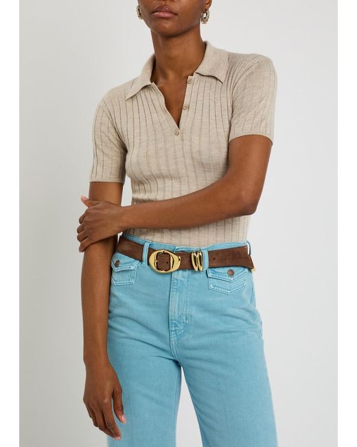 Amanu Brown The Grumeti Leather Belt