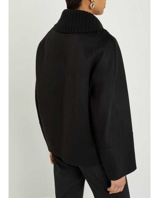 Joseph Black Cooksey Wool And Cashmere-Blend Jacket