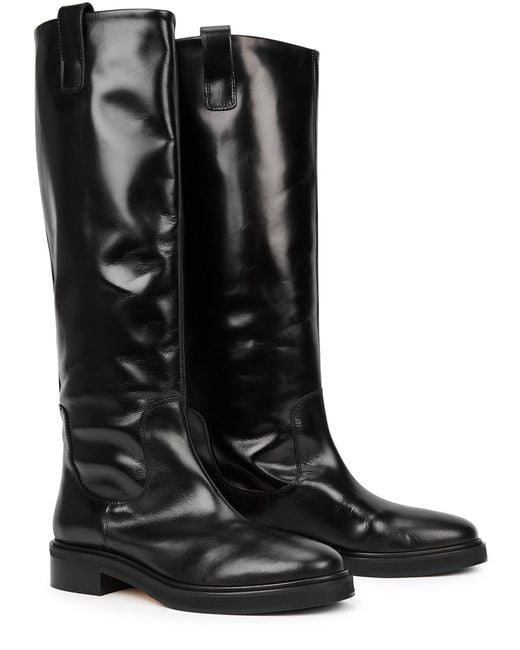 Aeyde Black Henry High Boots