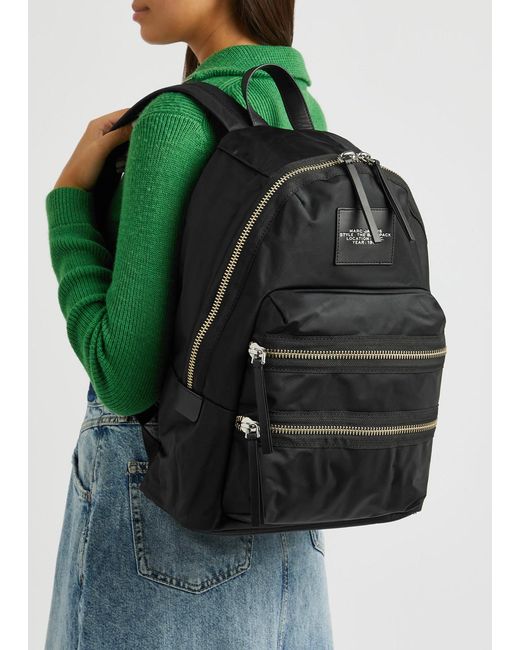Marc Jacobs Black The Biker Large Nylon Backpack