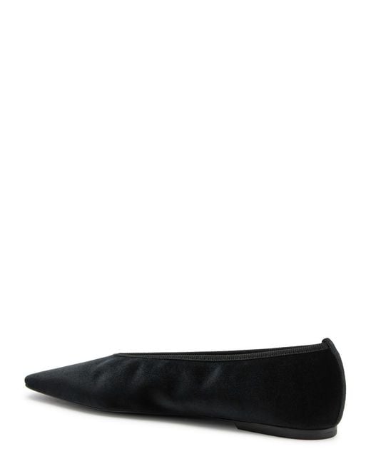 Totême  Black Velvet Flats