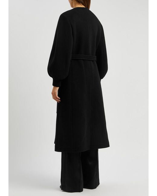 Chloé Black Wool-blend Coat