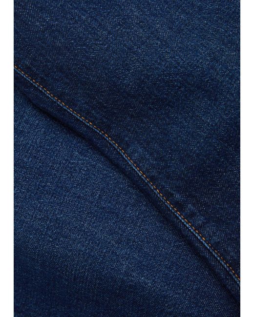 FRAME Blue The Loose Wide-Leg Jeans
