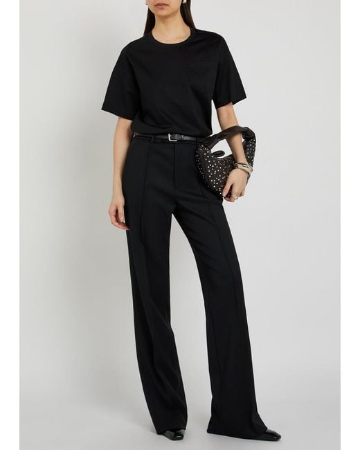 Emporio Armani Black Cotton T-Shirt