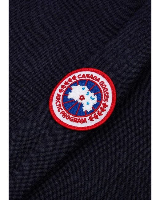 Canada Goose Blue Dartmouth Merino Wool Jumper for men