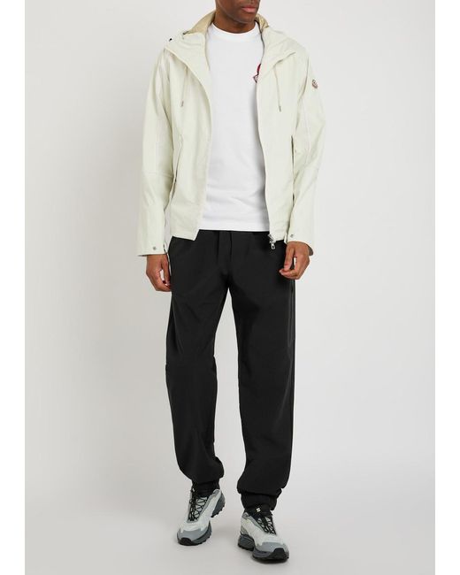 Moncler Black Tapered-Leg Shell Sweatpants for men