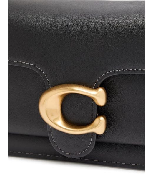 COACH Black Tabby 26 Leather Shoulder Bag