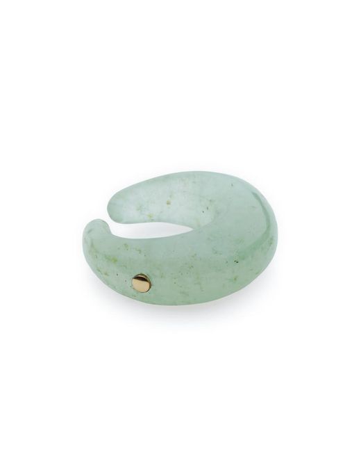 Luminous 27 Green Criolla Stone Ear Cuff