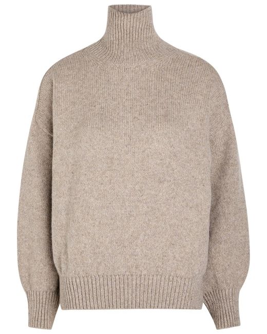 Khaite Natural Willem Ribbed Cashmere Jumper