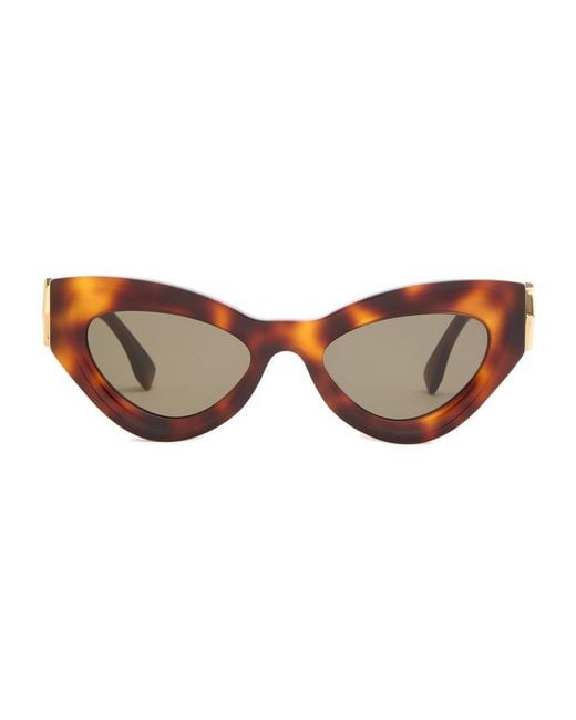 Fendi Brown Cat-Eye Sunglasses