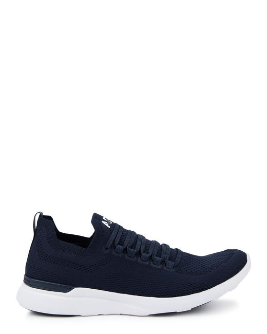 Athletic Propulsion Labs Blue Techloom Breeze Knitted Sneakers