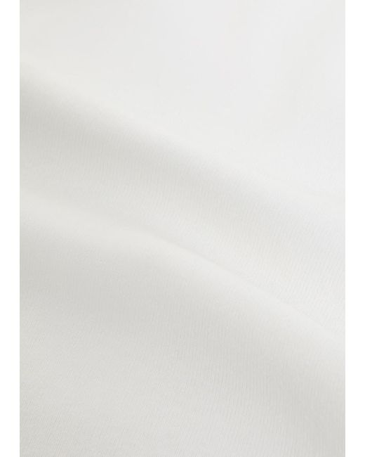 Free People White Atlas Cotton T-Shirt
