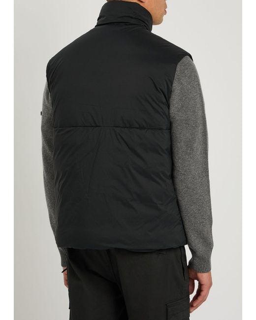 Canada Goose Black Lodge Padded Ripstop Shell Gilet for men