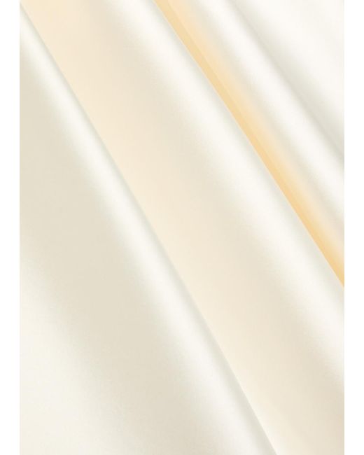 Skiim White Satin Maxi Skirt