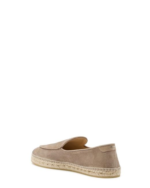 Jimmy Choo Natural Shenton Suede Espadrille Loafers for men