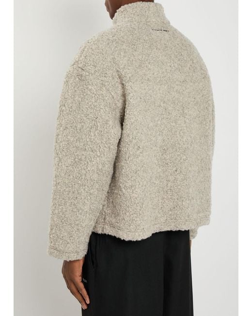 MKI Miyuki-Zoku Natural High-Neck Fleece Jacket for men