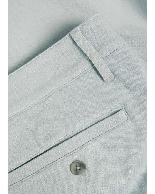 PAIGE Gray Stafford Tapered-Leg Jersey Trousers for men