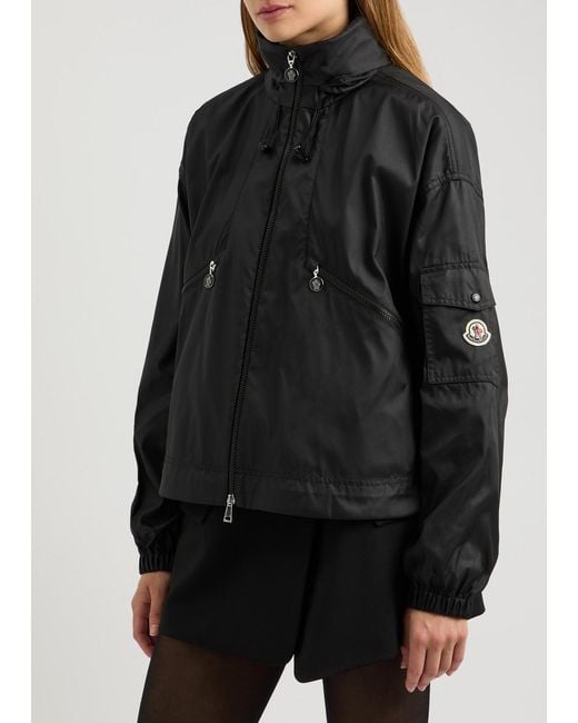 Moncler Black Hemar Nylon Parka