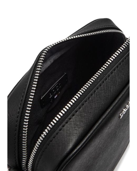 Boss Black Northon Logo Saffiano Leather Cross-Body Bag for men