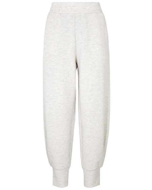 Varley White The Relaxed Pant Stretch-Jersey Sweatpants