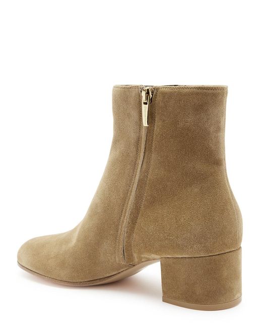 Gianvito Rossi Brown Camoscio Stivale 45 Suede Ankle Boots