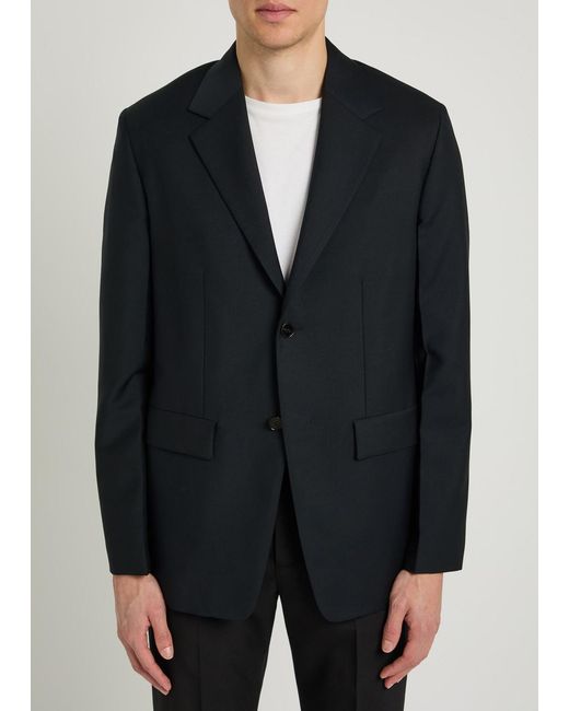 Jil Sander Black Wool Blazer for men