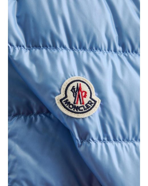Moncler Blue Gui Quilted Shell Gilet for men