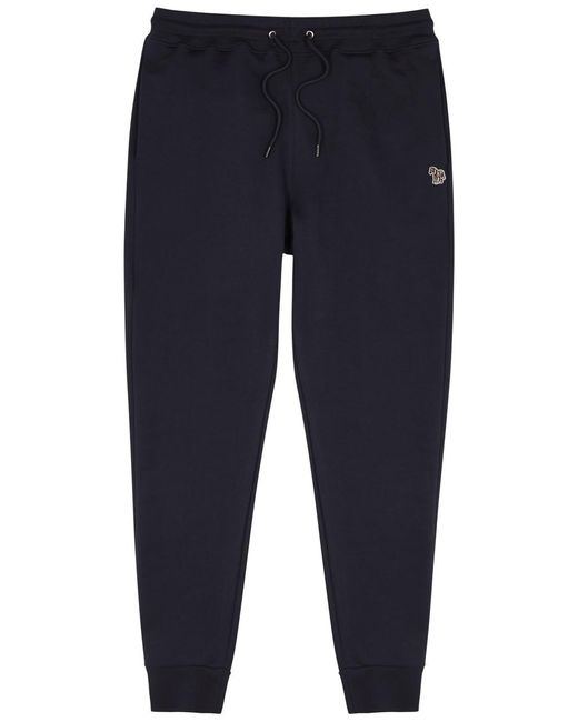 PS by Paul Smith Blue Logo Cotton Sweatpants for men