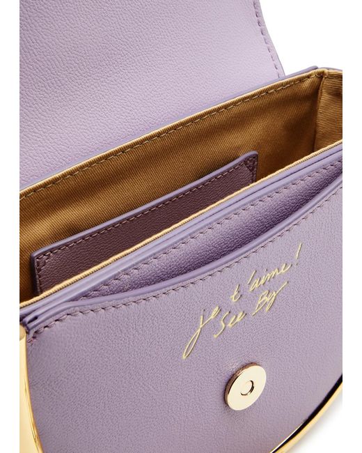 See By Chloé Purple Mara Leather Cross-body Bag