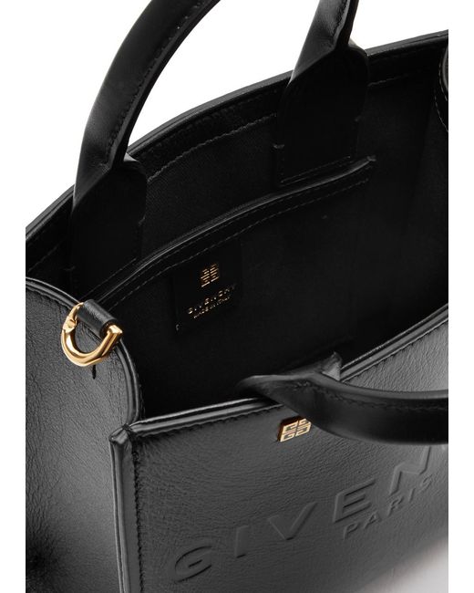 Givenchy Black G Tote Mini Leather Cross-body Bag