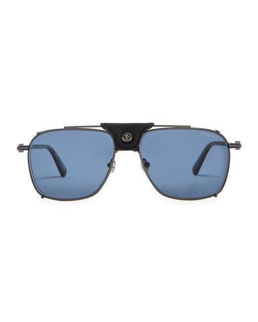 Moncler Blue Gatiion Aviator-style Sunglasses for men